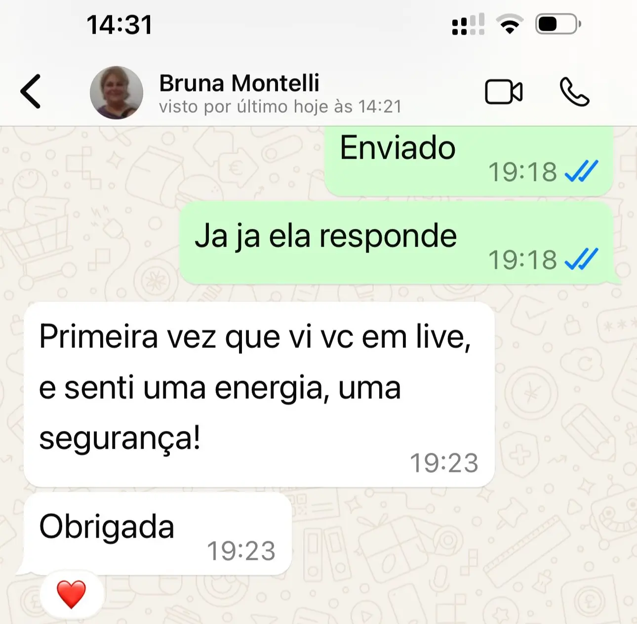 Relato de consulente da Gabriela Dutra